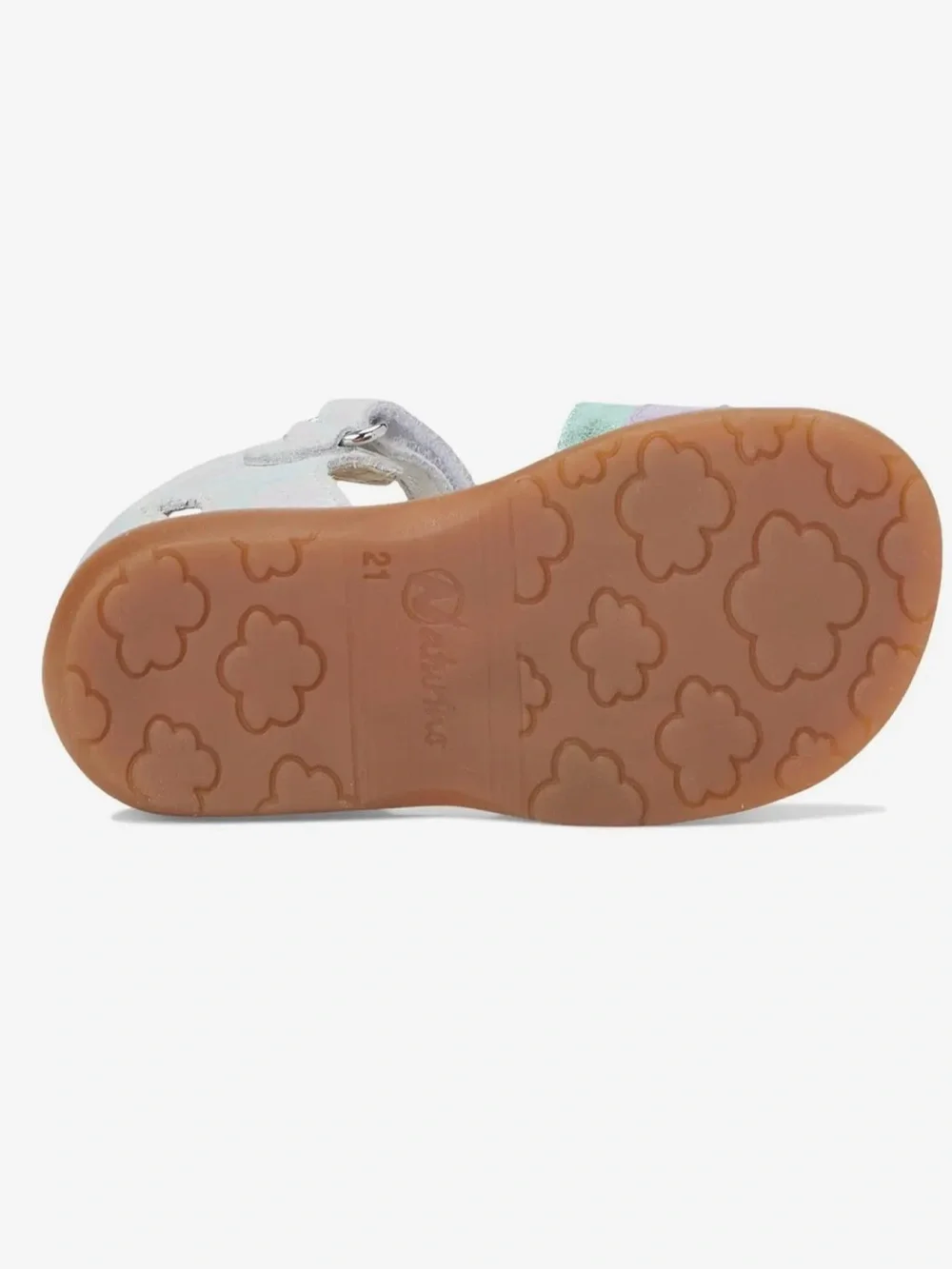 Naturino Axis toddler sandals iridescent hearts leather size 23
